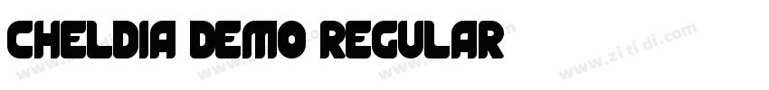 Cheldia Demo Regular字体转换